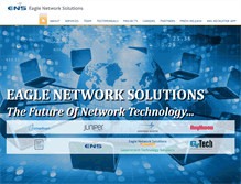 Tablet Screenshot of eaglenetworksolutions.com
